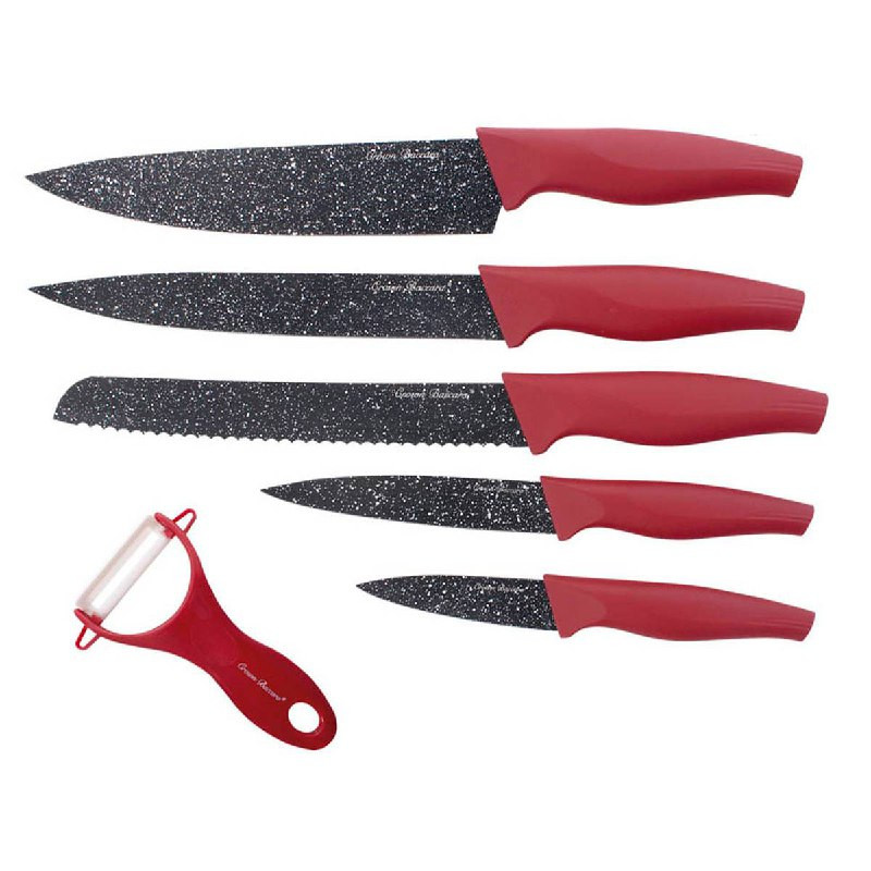 Miniatura 3 de SET DE CUCHILLOS x5 + PELADOR DE PAPAS